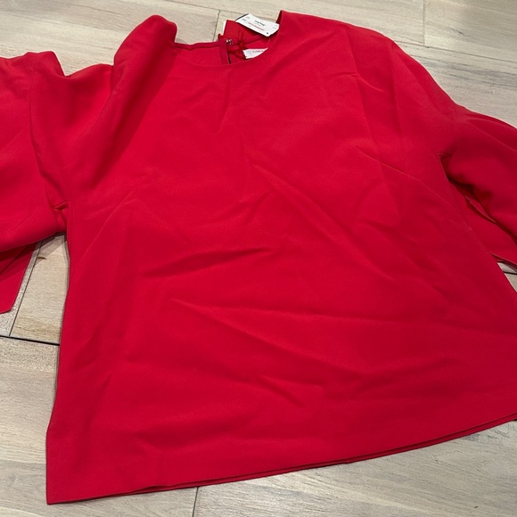 Carolina Herrera Ruffle Sleeve Blouse - Picture 8 of 10